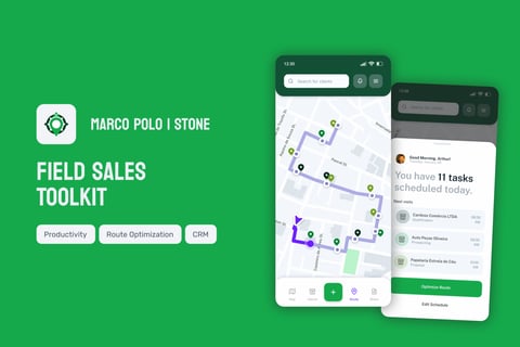 Stone | UX and UI Design of a Mobile CRM for a Brazilian Fintech project