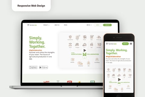 farmerJoe Responsive Web Design and Branding project