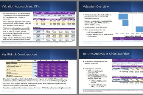LBO Merger Presentation to the Management of a Consumer Services Business project