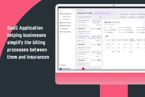 SaaS App That Helps Connect Billing Practices and Insurances project