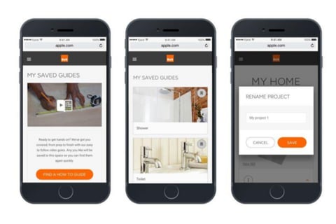 Mobile and Desktop App Design | The B&Q project
