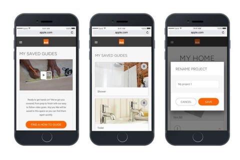 Mobile and Desktop App Design | The B&Q project