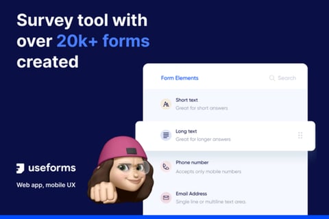 UX Research and Web App Design for Useforms project