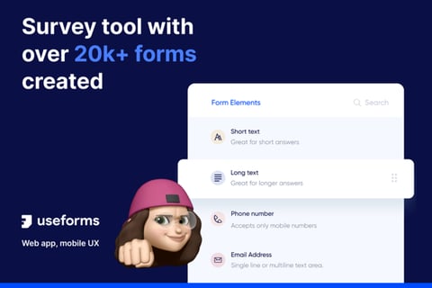UX Research and Web App Design for Useforms project