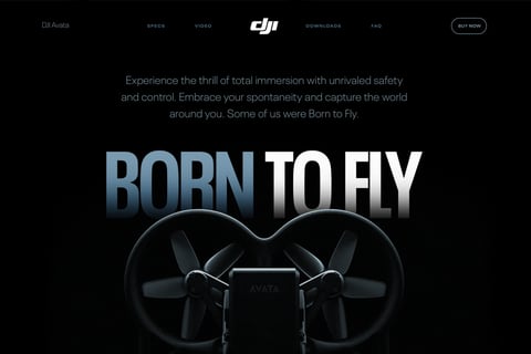 DJI — Product Website project