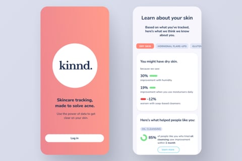 Skincare Tracking App (iOS and Android) and Startup Branding project