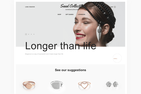 Website for Handmade Jewelry project