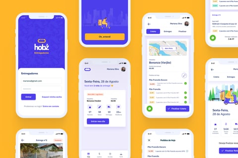 App Design | Hobz Bread Delivery project