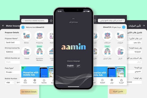 Bilingual App Design: UI/UX for an Insurance Fintech project