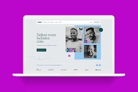 Violet Services - Website UI/UX Design project