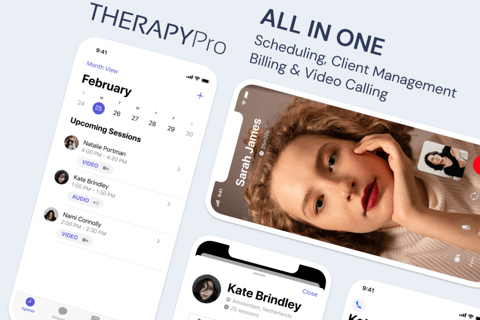 Mobile App Design for TherapyPro project
