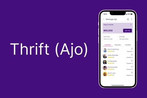 Ajo Thrift System | Fintech Mobile App for Android and iOS project