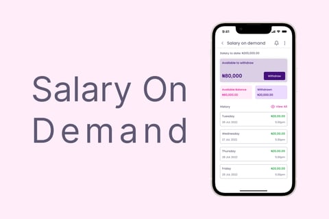 Salary on Demand | Fintech Mobile App for Android and iOS project