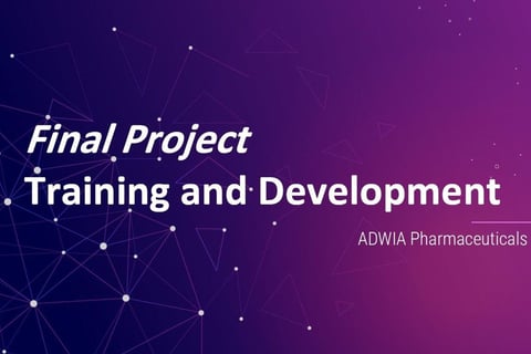Training and Development project