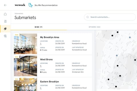 WeWork – Revstar Suite of Apps (Dashboard Design) project