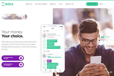 Waiz – Personal Finance Management Mobile App project