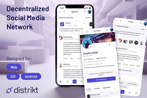 Blockchain Social Media Platform project