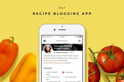 Recipe Blogging App project