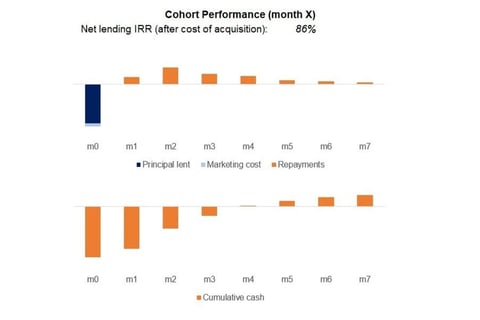 Bottom-up, Cohort-based Operating Model for Online Consumer Lending Platform project