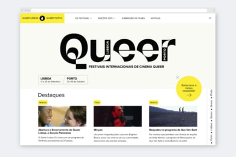 Queer Lisboa Film Festival Website project