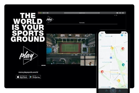 PlaySports Booking App and Landing Page project