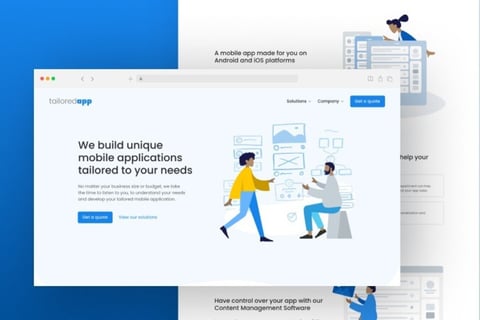 Web Design for Responsive Site Template project