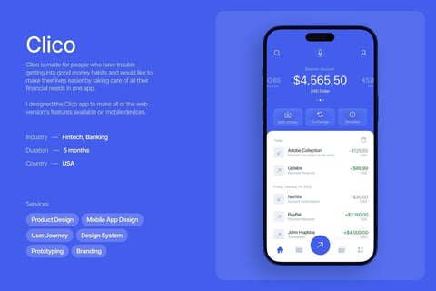 Fintech App for Smooth, Stress-free Banking project