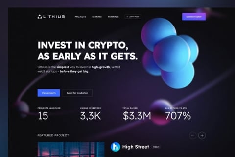 Lithium | Crypto Launchpad project