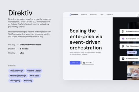 Website That Tells a Story and Converts Visitors Into Customers project