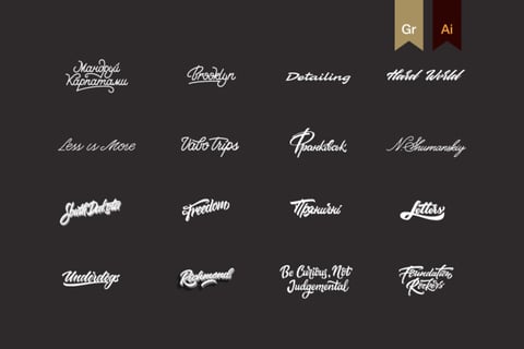 Lettering and Logos project