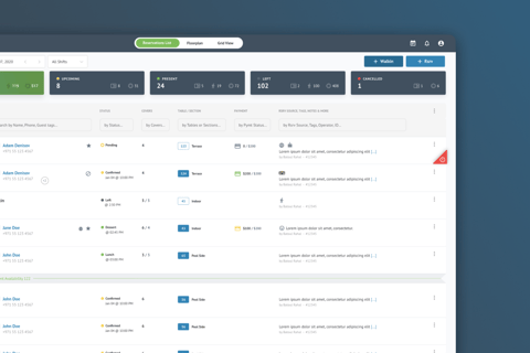 Table Management System UX project