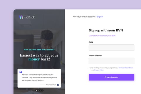 PaeBack | Recovering Excess Debit Charges From Financial Institutions project