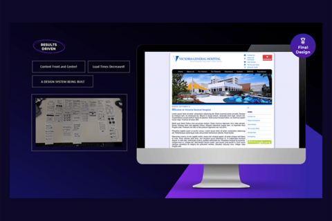 Victoria General Hospital | UX Redesign project
