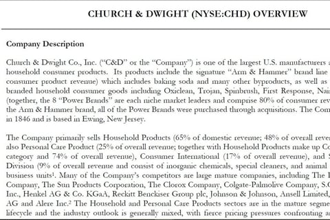 Public Company Stock Screener project