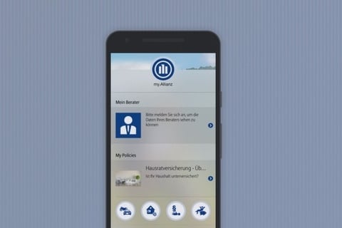 MyAllianz App Concept Design for Customer Engagement project