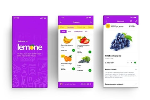 Grocery App for Lemone project