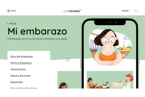Personalized Illustration for Club Familia's Website and Blog project