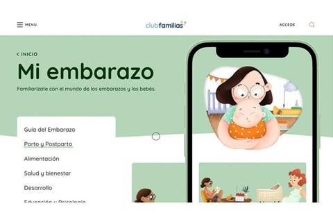 Personalized Illustration for Club Familia's Website and Blog project