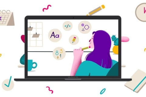 Illustration for Arttec's Online Courses, Platform, and Video project
