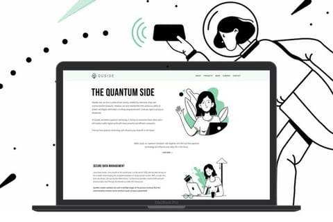 Vector Illustration for Quside's Web and Linkedin project