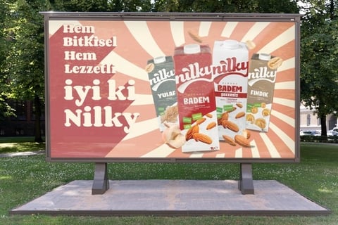 Nilky | Brand Positioning Campaign Key Visual For Plant-based Milk Brand project