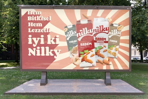 Nilky | Brand Positioning Campaign Key Visual For Plant-based Milk Brand project