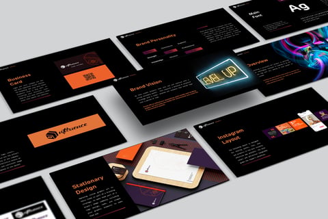 NFTuence | Brand Identity and UI Design for Web3 Marketing Agency project