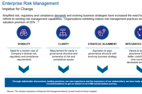 Risk Transformation Program project