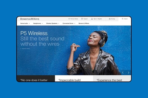Bowers & Wilkins | eCommerce Redesign for the Premium Audio Company project