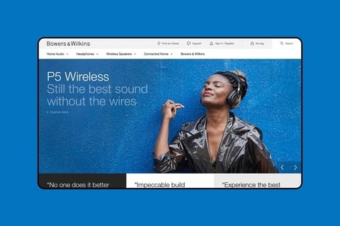 Bowers & Wilkins | eCommerce Redesign for the Premium Audio Company project