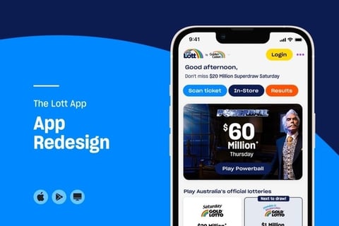 The Lott App Redesign project