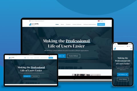 Website Redesign for Custom Software Development Company project