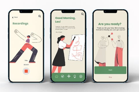 Somatic Mobile Apps – UX/UI Design project