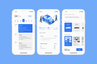 UI Design for a Car Wash App